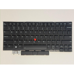 Tastatura Laptop, Lenovo, ThinkPad X1 Yoga 6th Type 20XY, 20Y0, iluminata, neagra, layout US
