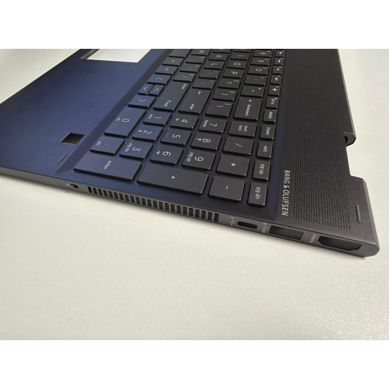 Carcasa superioara cu tastatura palmrest Laptop, HP, Envy X360 15-DS, 15M-DS, 15Z-DS, TPN-W143, L53987-001, HB2231, 46M0GBCSB001, 4600GB08001321617, iluminata, maronie, layout US