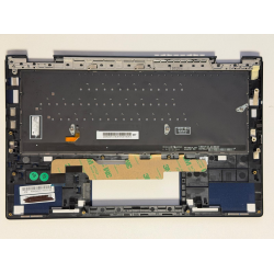 Carcasa superioara cu tastatura palmrest Laptop 2-in-1, Asus, ZenBook Flip 13 Q326F, Q326FA, 0NB0JC2-R32UI0, 90NB0JC2-R32US0, 13N1-68A0Q21, UX362FA-2B, 13NB0JC0PXXX1X, iluminata, Royal Blue, layout US