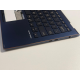 Carcasa superioara cu tastatura palmrest Laptop 2-in-1, Asus, ZenBook Flip 13 UX362F, UX362FA, 90NB0JC2-R32UI0, 13N1-68A0Q21, UX362FA-2B, 13NB0JC0PXXX1X, iluminata, Royal Blue, layout US