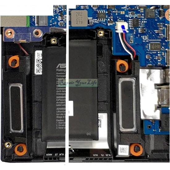 Difuzoare (boxe) Laptop Gaming, Asus, Dash F15 FX517ZC, FX517ZE, FX517ZM, FX517ZR, 04072-04440000