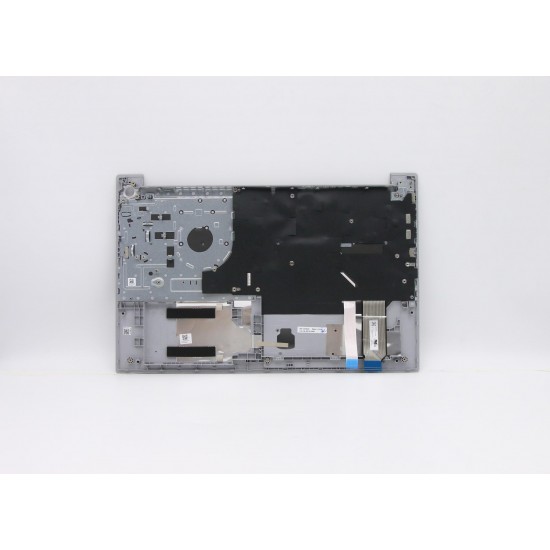 Carcasa superioara cu tastatura palmrest Laptop, Lenovo, Thinkpad E15 Gen 1 Type 20RD, 20RE, 5M10V16992, AM1D6000A00, AP10600A10, FA1D5000GX0, SN20U64300, PK131D71D05, argintie, layout US
