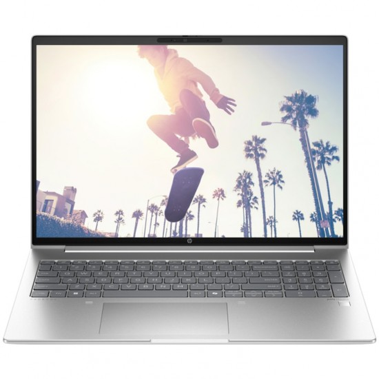 Laptop HP ProBook 460 G11 cu procesor Intel® Core™ Ultra 7 155U pana la 4.8GHz, 16'', WUXGA, IPS, 16GB DDR5, 512GB SSD, Intel® Graphics, Windows 11 Pro, Silver