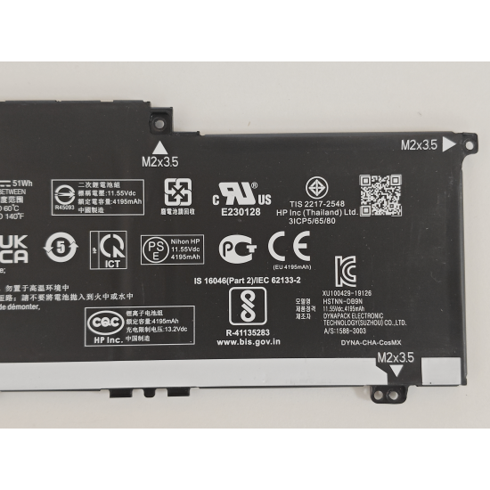 Baterie Laptop, HP, Envy 13-BA, 13T-BA, TPN-C145, L77034-005, L76965-2C1, HSTNN-DB9N, BN03XL, 11.55V, 4195mAh, 51Wh