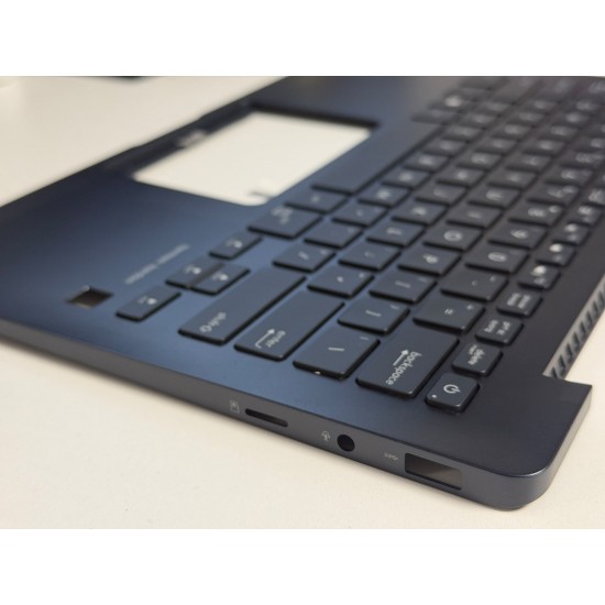 Carcasa superioara cu tastatura palmrest Laptop, Asus, ZenBook 13,90NB0HT3-R31US0, CLAVUX331US-2, 13NB04I2P04011-1, 13NB0HT3AM0241, navy blue, layout US