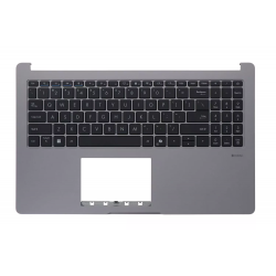 Carcasa superioara cu tastatura palmrest Laptop, Asus, ExpertBook P1, 90NX0881-R33US0, 90NX0881-R34UI3, 13NX0881P02X11 ,13N1-JZA0501, 13N1-JYA0131, 13N1-JZL0411, FR3021, P1503, P1503CVA, PQ6, argintie, layout US