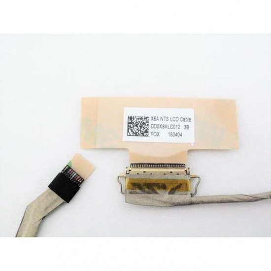 Cablu video LVDS Compatibil Laptop, HP, ProBook 470 G5, DD0X8ALC012, X8A NTS LCD Cable, 30 pini