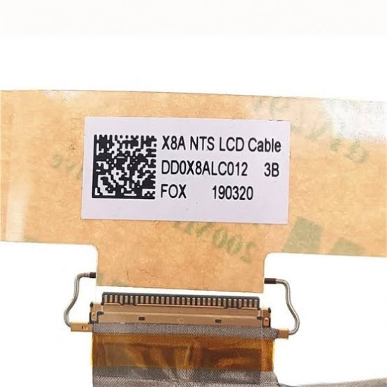 Cablu video LVDS Compatibil Laptop, HP, ProBook 470 G5, DD0X8ALC012, X8A NTS LCD Cable, 30 pini