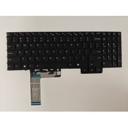 Tastatura Laptop, Lenovo, Legion Pro 7 16IRX9 Type 83FD, iluminata, conector 4 pini, neagra, layout US