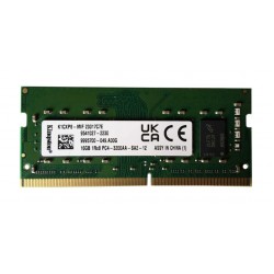 Memorie ram Laptop Kingston 16GB, DDR4, 1Rx8, PC4-3200AA, 3200Mhz, K1CXP8-MIF, PC4-25600, CL22, 1.2V, Non-ECC, sodimm, 260 pini