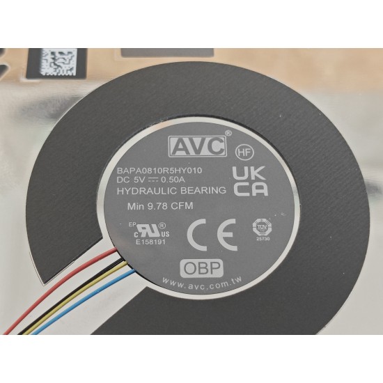 Cooler procesor Laptop, Dell, Precision 16 5680, P123F, P123F001, TM2DW, 0TM2DW, EG75070S1-C870-S9A, DC2800139S0, DC2800139SL, BAPA0810R5HY010, DC2800139VL, 5V, 0.37A, 5V, 0.5A, CPU
