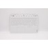 Carcasa superioara cu tastatura palmrest Laptop, Lenovo, Legion 5-15ITH6H Type 82JH, 5CB1D05094, 5CB1D05090, AP1ZT000340, iluminata, 4 pini, alba, layout US