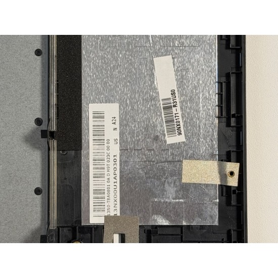 Carcasa superioara cu tastatura palmrest Laptop, ASUS PRO, 90NX0171-R31US0, 13N0-TBA0801, 13NX0031P03211, 13NX00U1AP0301, P240UA-A, neagra, layout US
