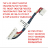 Cablu conector baterie Laptop Gaming, Asus, ROG Strix Scar 17 G733C, G733CX, G733CW, 6.5cm