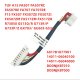 Cablu conector baterie Laptop Gaming, Asus, ROG Strix Scar 17 G733C, G733CX, G733CW, 6.5cm