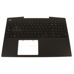 Carcasa superioara cu tastatura palmrest Laptop, Dell OEM G Series, G5 5500, 01RPF5, W0R63, 0W0R63, XW7R5, 439.0K401.0012, 460.0K403.0012 A02, 46M.0K7CS.B059, neagra, iluminata, RGB 20 pini, layout US