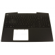 Carcasa superioara cu tastatura palmrest Laptop, Dell OEM G Series, G5 5500, 01RPF5, W0R63, 0W0R63, XW7R5, 439.0K401.0012, 460.0K403.0012 A02, 46M.0K7CS.B059, neagra, iluminata, RGB 20 pini, layout US