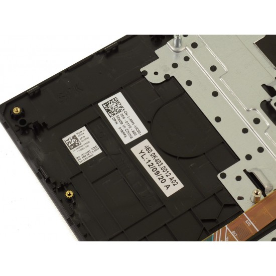 Carcasa superioara cu tastatura palmrest Laptop, Dell OEM G Series, G5 5500, 01RPF5, W0R63, 0W0R63, XW7R5, 439.0K401.0012, 460.0K403.0012 A02, 46M.0K7CS.B059, neagra, iluminata, RGB 20 pini, layout US