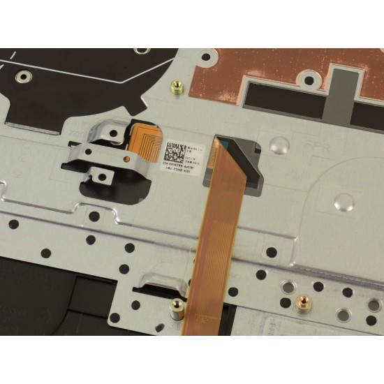 Carcasa superioara cu tastatura palmrest Laptop, Dell OEM G Series, G5 5500, 01RPF5, W0R63, 0W0R63, XW7R5, 439.0K401.0012, 460.0K403.0012 A02, 46M.0K7CS.B059, neagra, iluminata, RGB 20 pini, layout US