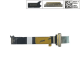 Cablu video LVDS Laptop, Dell, XPS 13 Plus 9320, P151G, P151G001, 83DK5, 083DK5, LF-L077P, UHD, 4K, EDP, LED, touchscreen, 40 pini