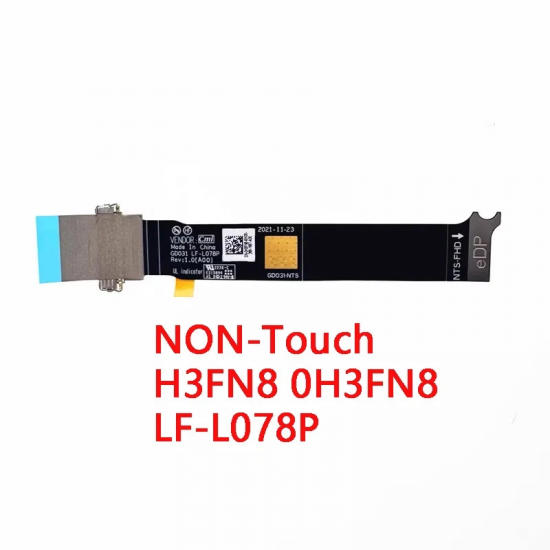 Cablu video LVDS Laptop, Dell, XPS 13 Plus 9320, P151G, P151G001, H3FN8, 0H3FN8, DA300010N10, LF-L078P, FHD, EDP, LED, non touchscreen, 30 pini