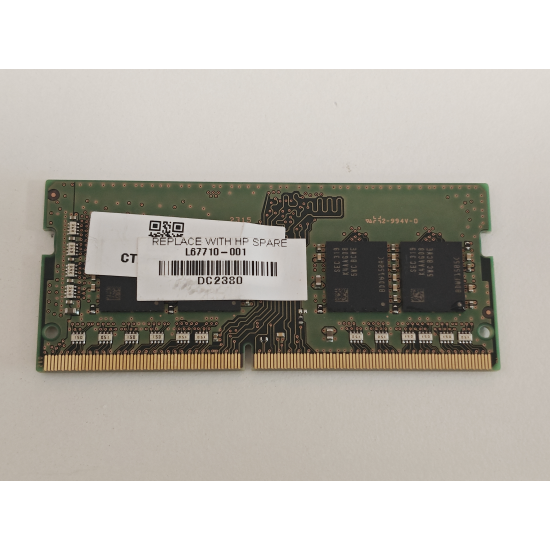 Memorie Ram Laptop, Samsung 16GB, DDR4, 1Rx8, PC4-3200AA, 1.2V, CL22, PC4-25600, M471A2G43CB2-CWE, 3200Mhz, Non-ECC, sodimm, 260 pini