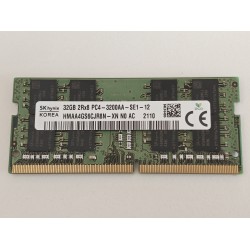 Memorie ram Laptop SK Hynix 32GB, DDR4, 2Rx8, PC4-3200AA, 3200Mhz, HMAA4GS6CJR8N-XN, PC4-25600, CL22, 1.2V, Non-ECC, sodimm, 260 pini