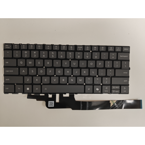 Tastatura Laptop, Lenovo, Slim 7 14IPH11 Type 83QN, iluminata, gri, layout US