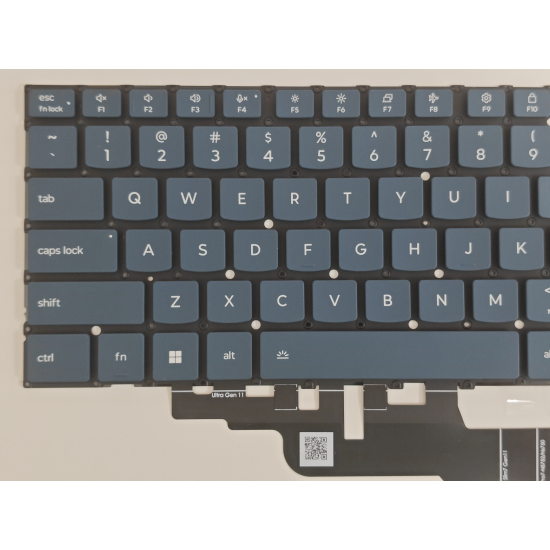Tastatura Laptop, Lenovo, Slim 7 14IPH11 Type 83QN, iluminata, albastra, layout US