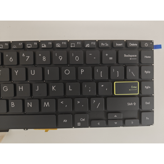 Tastatura Laptop, Asus, VivoBook S14 S435E, S435EA, iluminata, neagra, layout US
