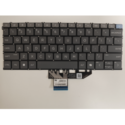 Tastatura Laptop, HP, OmniBook X 14-FE, N90997-001, iluminata, gri cu gri deschis, layout US
