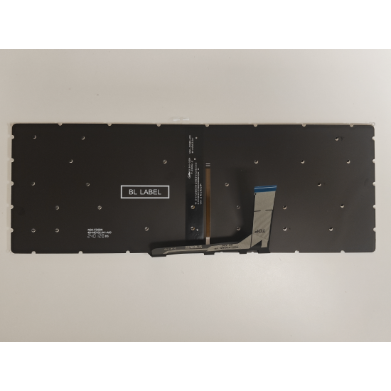 Tastatura Laptop Gaming, MSI, GF63 Thin 12VF, 12VE, 12UC, 12UCX, 12UD, 12UDX, MS-16R8, iluminata, 6 pini, neagra, layout US