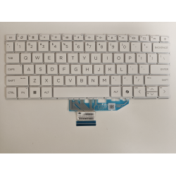 Tastatura Laptop, HP, OmniBook X 14-FE, iluminata, alba, layout US