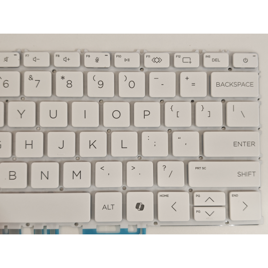 Tastatura Laptop, HP, OmniBook X 14-FE, iluminata, alba, layout US