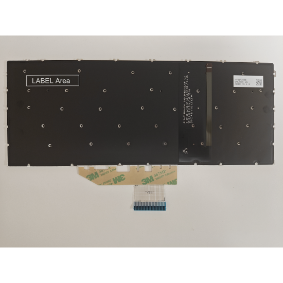 Tastatura Laptop, HP, OmniBook X 14-FE, iluminata, alba si gri, layout US