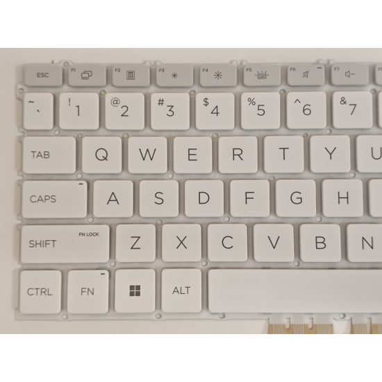 Tastatura Laptop, HP, OmniBook X 14-FE, iluminata, alba si gri, layout US
