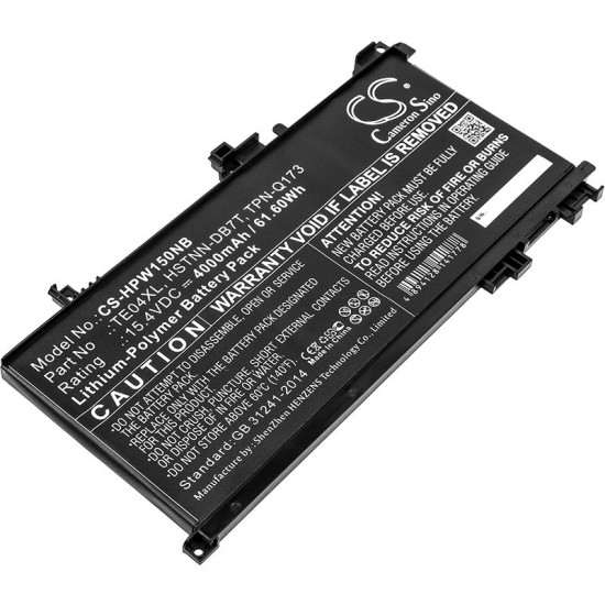 Baterie compatibila Laptop, HP, Pavilion 15-DP, TPN-Q173, 905175-2C1, 905277-855, 15.4V, 2800mAh, 43Wh