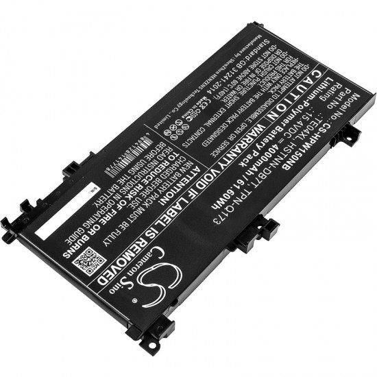 Baterie compatibila Laptop, HP, Pavilion 15-DP, TPN-Q173, 905175-2C1, 905277-855, 15.4V, 2800mAh, 43Wh