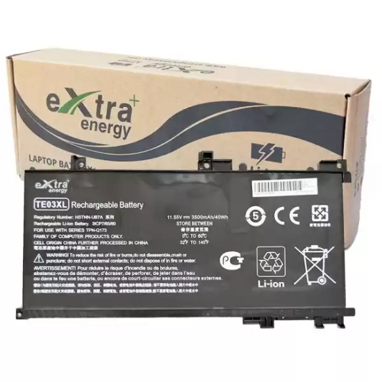 Baterie compatibila Laptop, HP, Pavilion 15-BC, 15T-BC, TPN-Q173, 849910-850, HSTNN-UB7A, 3ICP7/65/80, TE03XL, 11.55V, 3500mAh, 40Wh