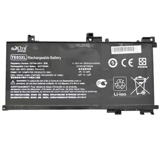 Baterie compatibila Laptop, HP, Pavilion 15-BC, 15T-BC, TPN-Q173, 849910-850, HSTNN-UB7A, 3ICP7/65/80, TE03XL, 11.55V, 3500mAh, 40Wh