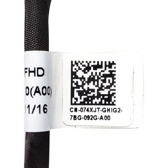 Cablu video LVDS Laptop, Dell, Precision 5510, P56F, P56F001, 74XJT, 074XJT, DC02C00BJ00, DC02C00BJ10, AAM00 EDP Cable FHD, 30 pini