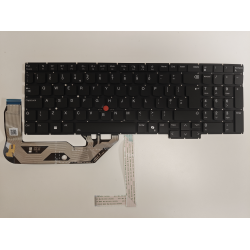Tastatura Laptop, Lenovo, ThinkPad P16s Gen 3 Type 21KS, 21KT, iluminata, neagra, layout UK