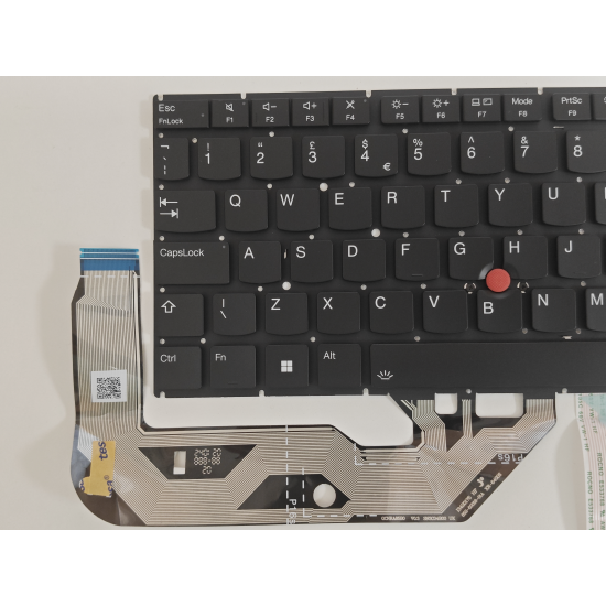 Tastatura Laptop, Lenovo, ThinkPad E16 Gen 4 Type 21Y4, 21Y5, 21YC, 21YD, 21YE, 21YF, iluminata, neagra, layout UK