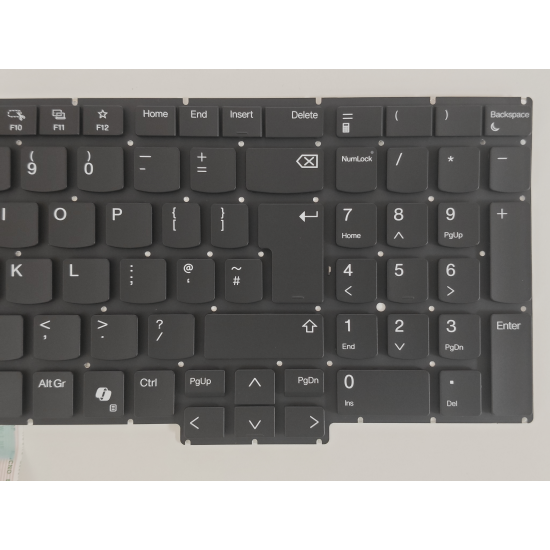 Tastatura Laptop, Lenovo, ThinkPad E16 Gen 4 Type 21Y4, 21Y5, 21YC, 21YD, 21YE, 21YF, iluminata, neagra, layout UK