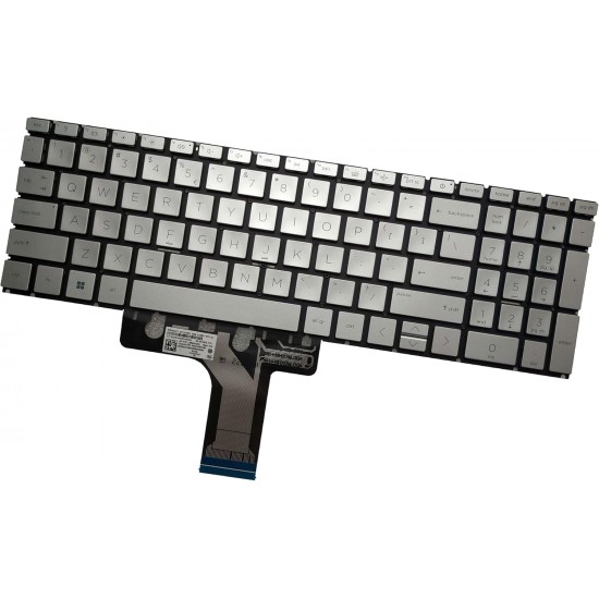 Tastatura Laptop, HP, ProBook 470 G9, iluminata, argintie, layout US