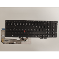 Tastatura Laptop, Lenovo, ThinkPad P16s Gen 3 Type 21KS, 21KT, iluminata, neagra, layout US