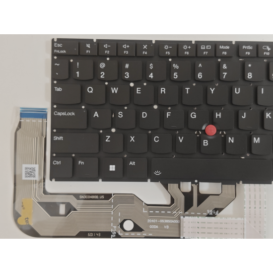 Tastatura Laptop, Lenovo, ThinkPad P16s Gen 3 Type 21KS, 21KT, iluminata, neagra, layout US