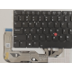 Tastatura Laptop, Lenovo, ThinkPad P16s Gen 3 Type 21KS, 21KT, iluminata, neagra, layout US
