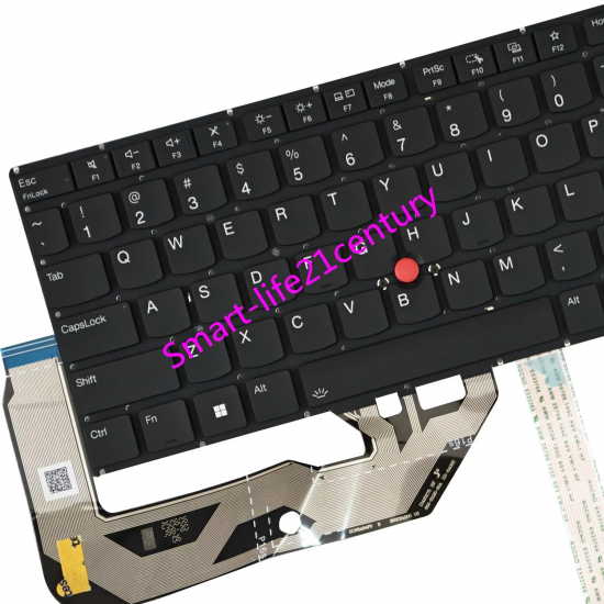 Tastatura Laptop, Lenovo, ThinkPad P16s Gen 3 Type 21KS, 21KT, iluminata, neagra, layout US