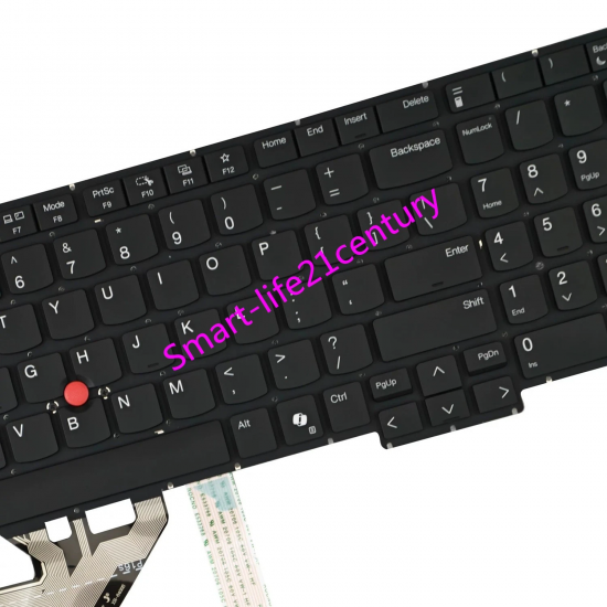 Tastatura Laptop, Lenovo, ThinkPad P16s Gen 3 Type 21KS, 21KT, iluminata, neagra, layout US